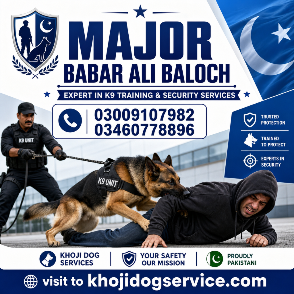 Army Dog Center Jhang - Khoji Dog Service for Theft and Investigation
