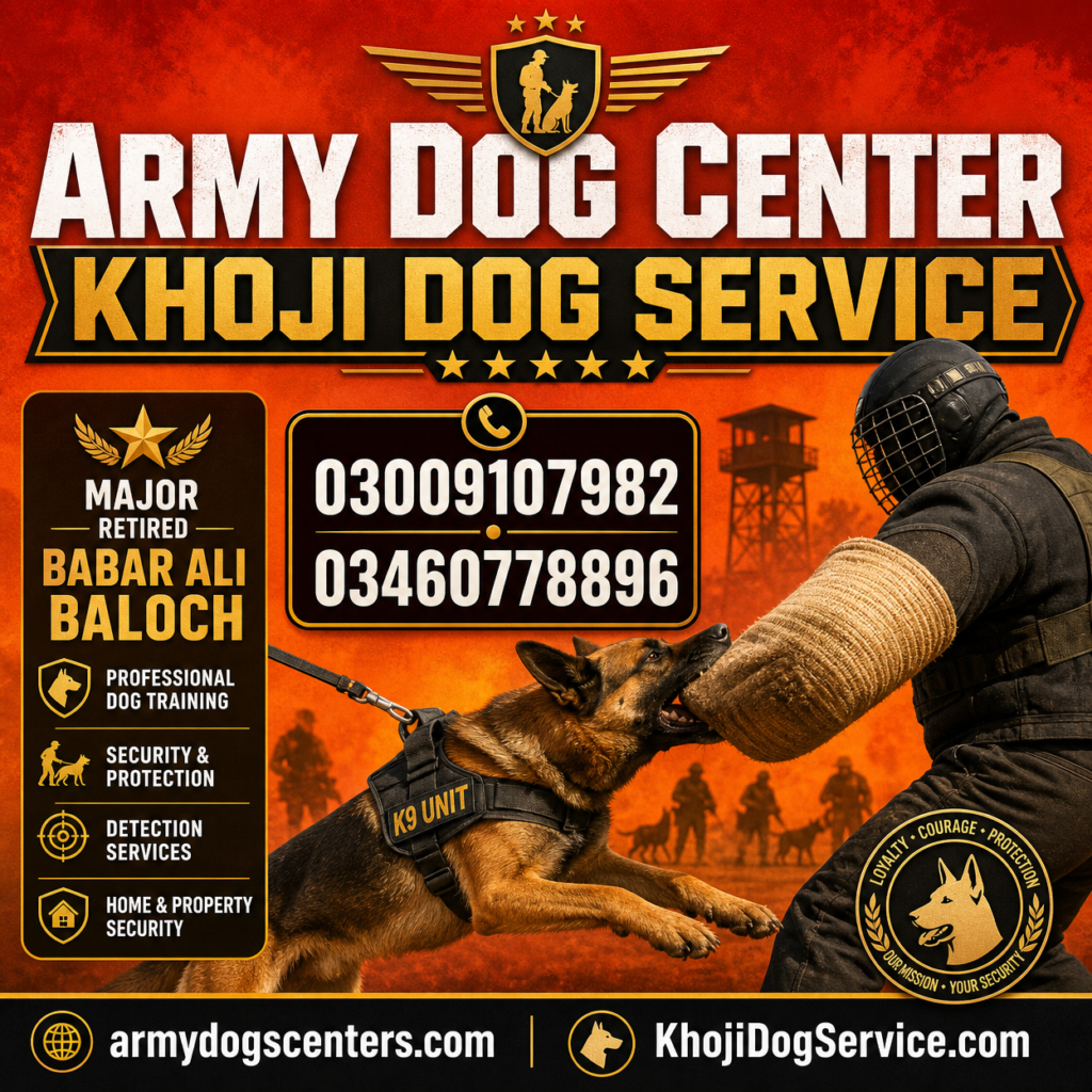 Army Dog Center Gujarat Khoji Dog Service - Security and Protection Dogs