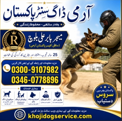 Army Dog Center Jhelum Khoji kutte Jhelum