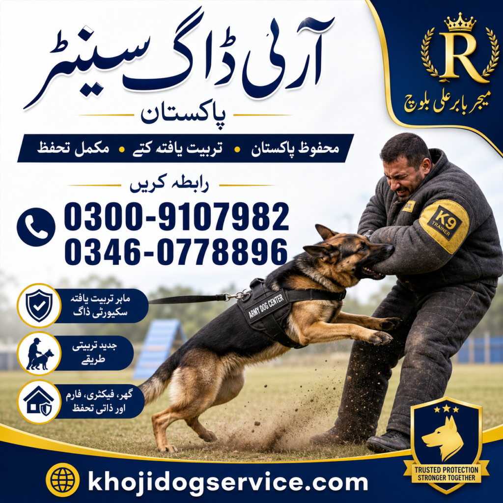 Army Dog Center Attock | 03009107982