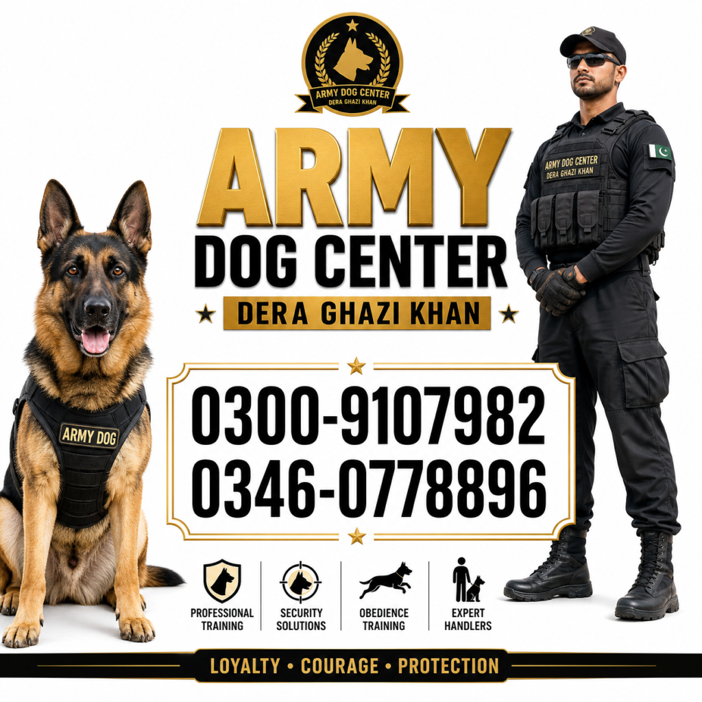 Army Dog Center Dera Ghazi Khan - Khoji Dog Service Tracker