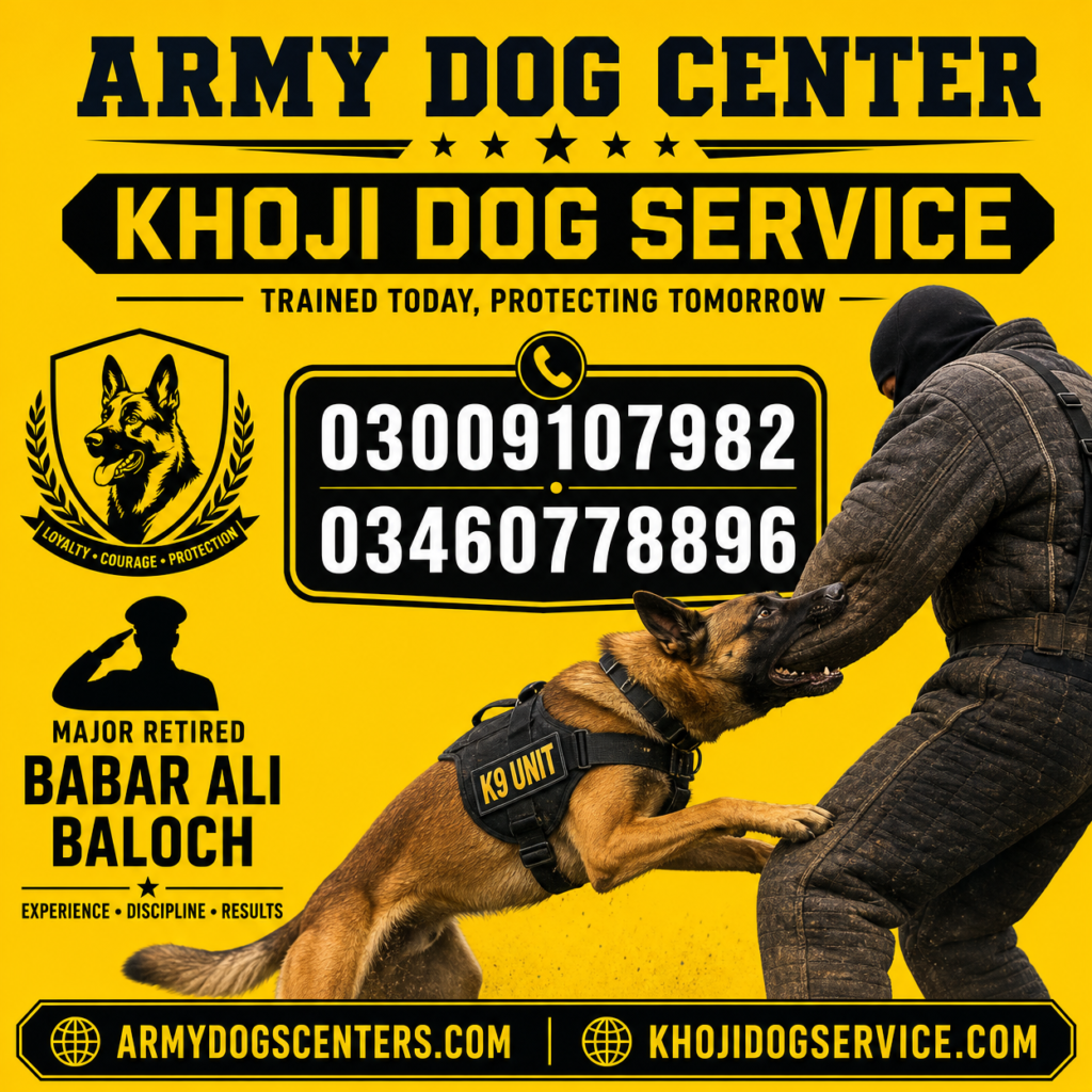 Army Dog Center Khoji Dog Service - Professional K9 Tracking Unit